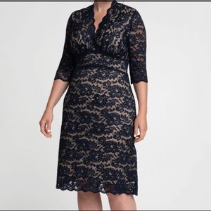 Scalloped Boudoir Lace Dress SZ 2